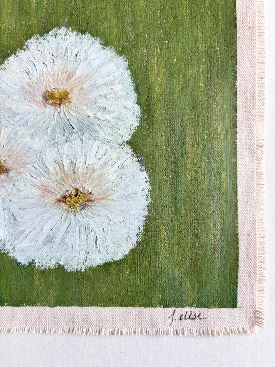 Soft Blooms - Oil Pastel